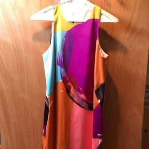 Multi-colored Dress - Women Ann Taylor